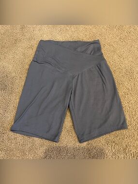 Wild Fable Slate Gray High-Waist Bike Shorts